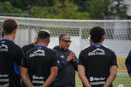 Entrenamiento de El Salvador previo al partido contra Guatemala (X @LaSelecta_SLV)