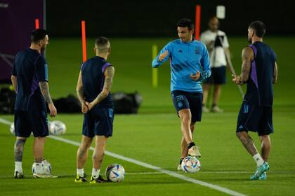 Entrenamiento de la Argentina en Doha, Qatar