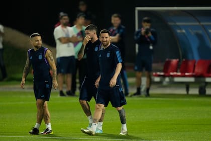 Entrenamiento de la Seleccion Argentina. 25/11/22