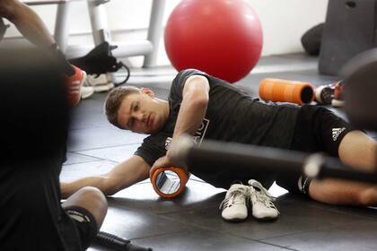 Entrenamiento de los All Blacks en el CENARD