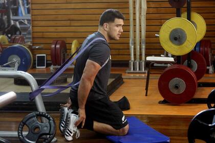 Entrenamiento de los All Blacks en el CENARD