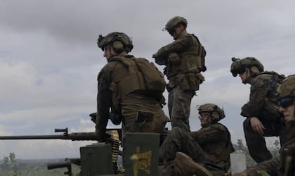 Entrenamiento del Comando Sur norteamericano en Puerto Rico, en el marco del despliegue en el Caribe