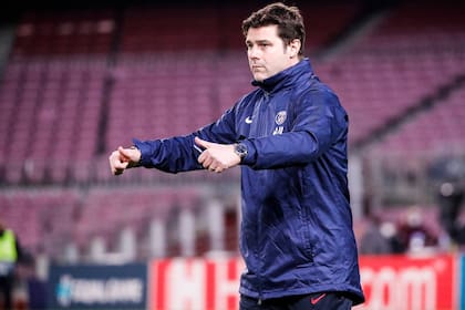 Mauricio Pochettino, durante el reconocimiento del Camp Nou, estadio al que visitó muchas veces como jugador de Espanyol