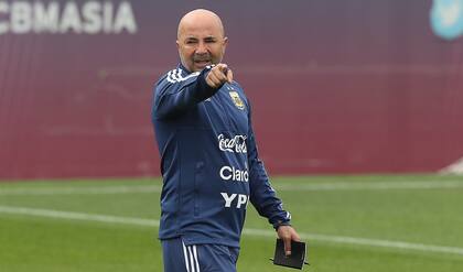 Jorge Sampaoli, a cargo del entrenamiento del seleccionado argentino