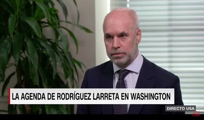 Entrevista con Horacio Rodríguez Larreta en CNÑ Washington.