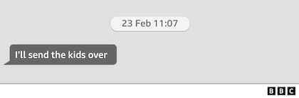"Enviaré a los niños".