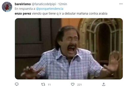 Enzo Pérez fue tendencia por un furcio 