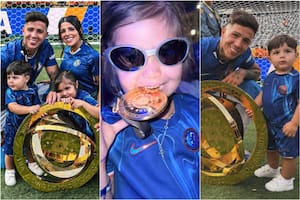 Enzo Fernández celebró junto a su familia la conquista del Mundial de Clubes