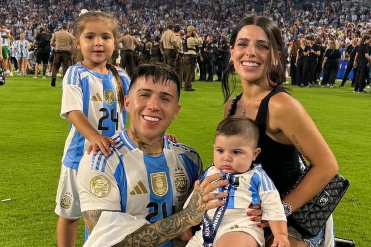 Valentina Cervantes festeja con emoción el triunfo de Enzo Fernández con la selección argentina