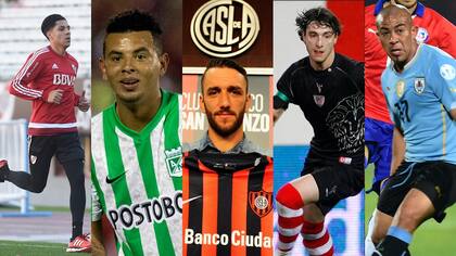 Enzo Pérez, Edwin Cardona, Gonzalo Rodríguez, Fernando Amorebieta y Arevalo Ríos