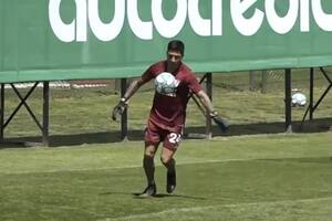 Viral. El video en el que Enzo Pérez ataja un penal en una práctica de River