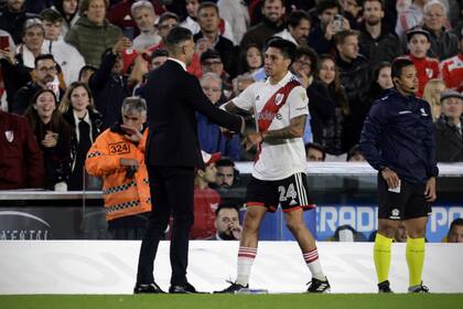 Enzo Pérez quiere cerrar su carrera en Deportivo Maipú, pero el plan de Demichelis es que extienda su vínculo con River