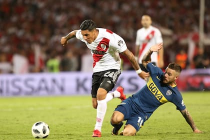 Enzo Pérez frente a Boca, un rival ideal