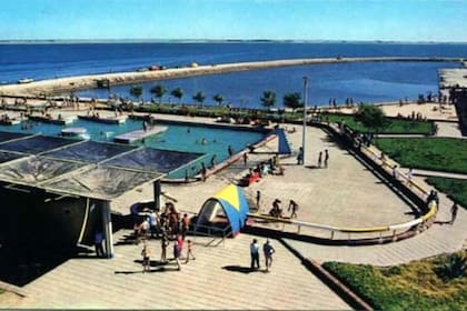 Epecuén en los tiempos dorados, cuando era un importante centro turístico