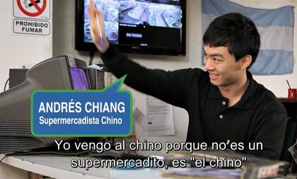 Andrés Chiang protagoniza el aviso con el que el Gobierno promocionó la llegada de Precios Cuidados a los comercios más chicos. Sin embargo, la publicidad no se filmó en un autoservicio chino, como señala el spot, sino en un supermercado de la cadena Josimar