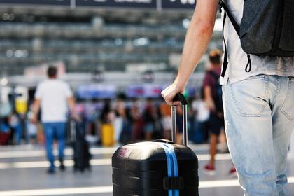 Equipaje de mano en el aeropuerto