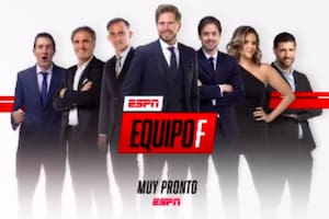 “Equipo F”: el nuevo programa de debate de ESPN con Ruggeri