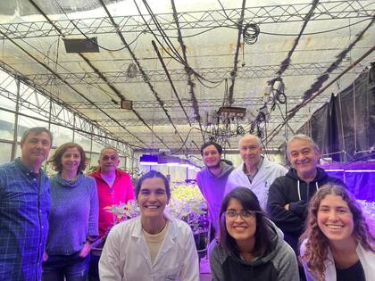 Equipo de izquierda a derecha: Álvaro Quijano, Nidia Montechiarini, Carlos Gosparini, Julieta Bianchi, Facundo Rodríguez, Juan Pablo Ortiz, Carlos Cairo, Talita Martin, María José Otero