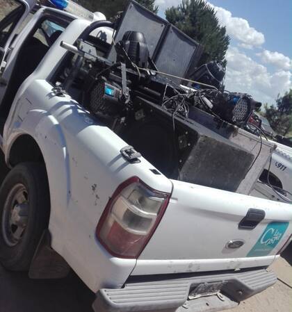 Equipos de música incautados en el procedimiento que se llevó a cabo esta madrugada en el Partido de la Costa