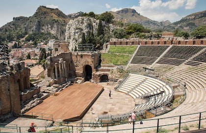 El anfiteatro de Taormina.