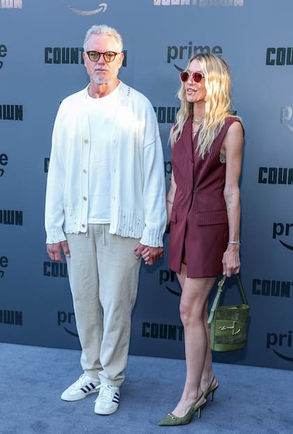 Eric Dane y Janell Shirtcliff, en la alfombra roja