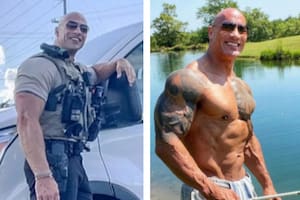 Un policía es idéntico a “La Roca” y su foto revolucionó las redes