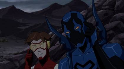 Eric López, primer actor latino a cargo de Blue Beetle. Le puso voz en la serie de dibujos animados Young Justice.