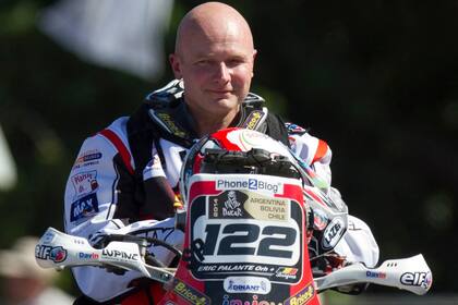 Eric Palante, motociclista belga que falleció en la prueba del Rally Dakar de 2014