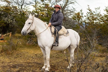 Eric Schroeder es domador y guía las salidas a caballo.