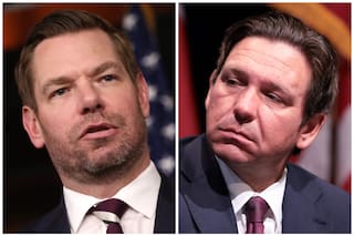 DeSantis pide la renuncia de Eric Swalwell en California