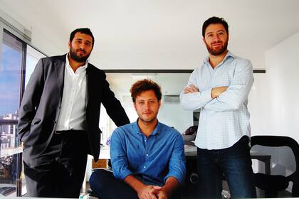 Eric Waizman, Andrés Israel y Alejandro Esperanza, creadores de Gurucargo