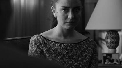 Érica Rivas en La luz incidente, el film que se llevó el máximo galardón de la noche