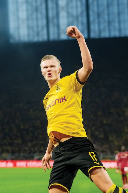 Erling Haaland (19), de Borussia Dortmund, el futbolista del momento