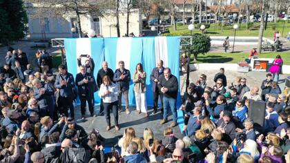 Ernesto Sanz y Patricia Bullrich, en Mar del Plata