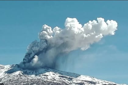 La erupción del volcán Copahue