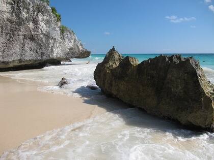 Es chiquita, pero es la playa más linda que viste en tu vida.