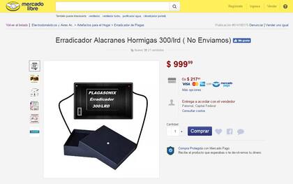 Es el Modelo 300/LRD, ecológico y fabricado en la Argentina
