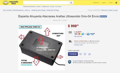 Es el modelo ONIX-04, fabricado en la Argentina