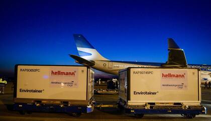 Es el primero de 10 vuelos a China para traer 24 millones de vacunas Sinopharm.