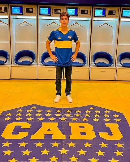 Es fanático de Boca Juniors (Foto: Instagram @francolapinto)