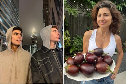 Es habitual que los nativos como Shen y Keilan, al llegar a la edad universitaria, se vayan al "mainland" a estudiar. Shen en Nueva York y Keilan en Colorado. Mariana, con las berenjenas orgánicas cultivadas en su huerta de la casa en Maui.