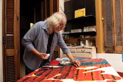 “Es lindo estar colagado en un museo, pero la obra pública da una satisfacción que el museo no me daba tanto”, confiesa Marino.