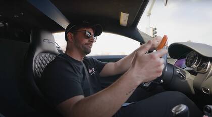 "Es mi primer delivery y estoy emocionado", dijo Hamilton.