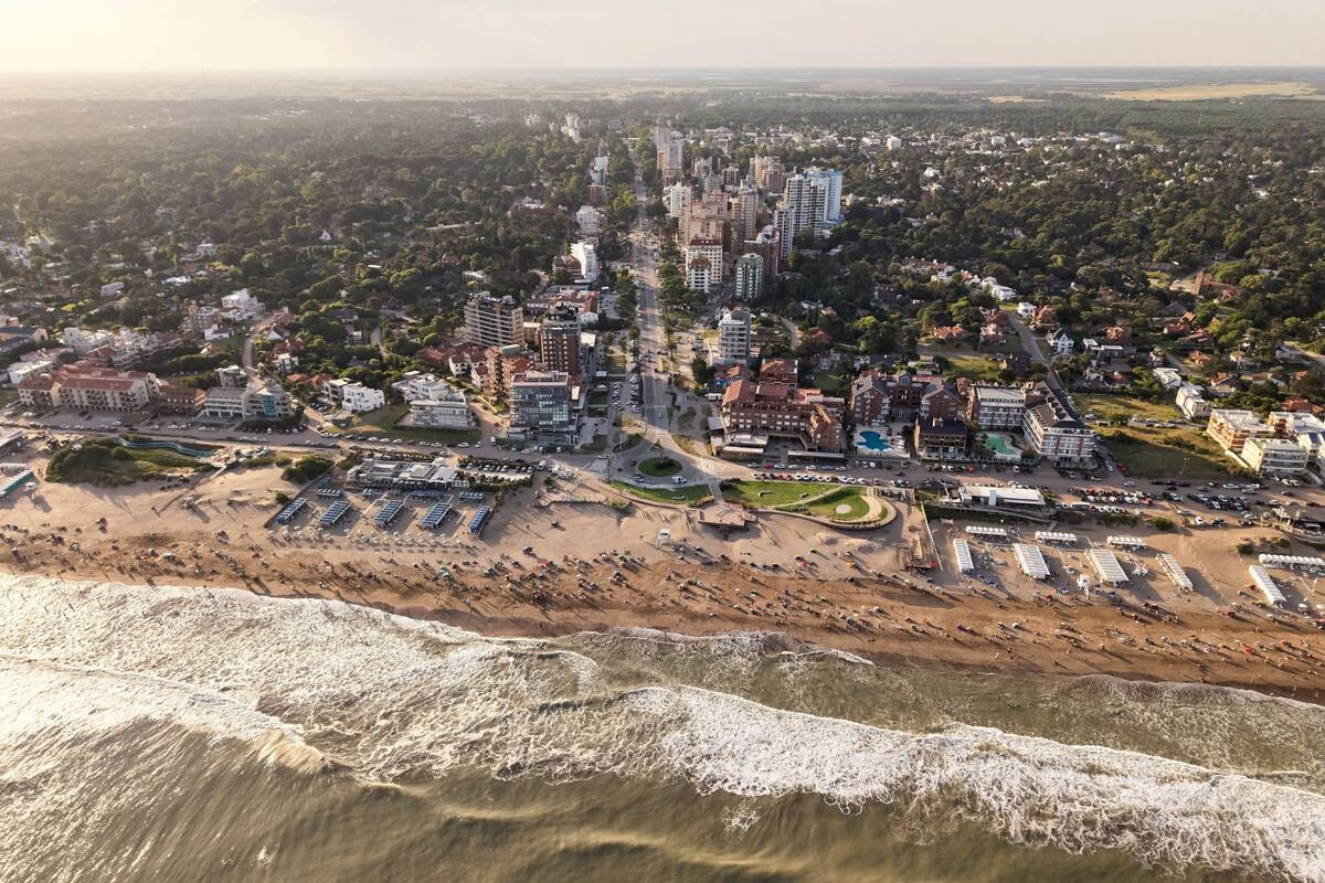 Praias. onde você pode pescar em Pinamar Praias. onde você pode pescar em Pinamar