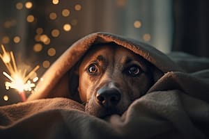 Por qué la pirotecnia afecta a las mascotas y cómo evitar que se escapen en las Fiestas, según expertos