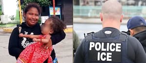 Es venezolana y cruzó el Darién con ocho hijos para llegar a EE.UU., pero ahora su esposo fue detenido por el ICE