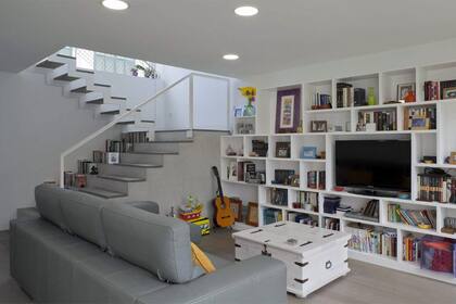 Escalones de cemento, muy actual y de bajo costo