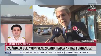 Escándalo del avión venezolano: Ahora habla Aníbal Fernández