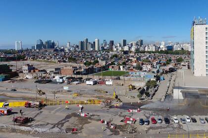 El drone de LA NACION muestra la zona afectada
