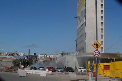 No hay heridos, no obstante hay una ambulancia en la zona por prevención